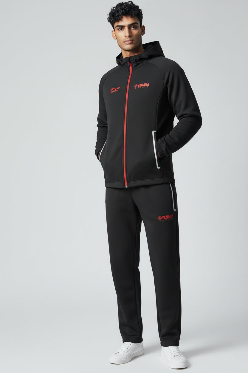Ensemble survêtements Yamaha Premium Line – Noir avec détails rouge