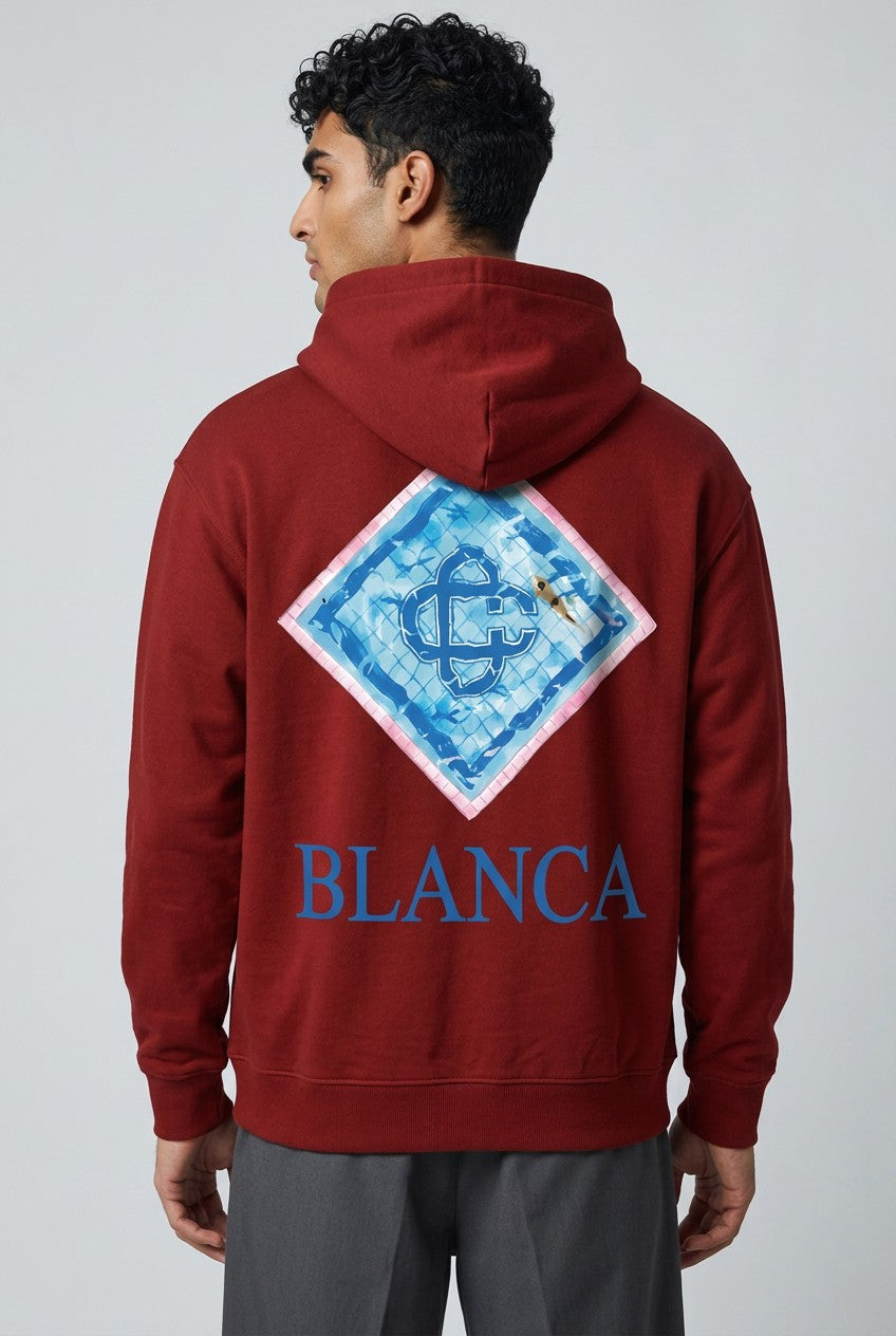 Sweat à Capuche Oversize — Blanca