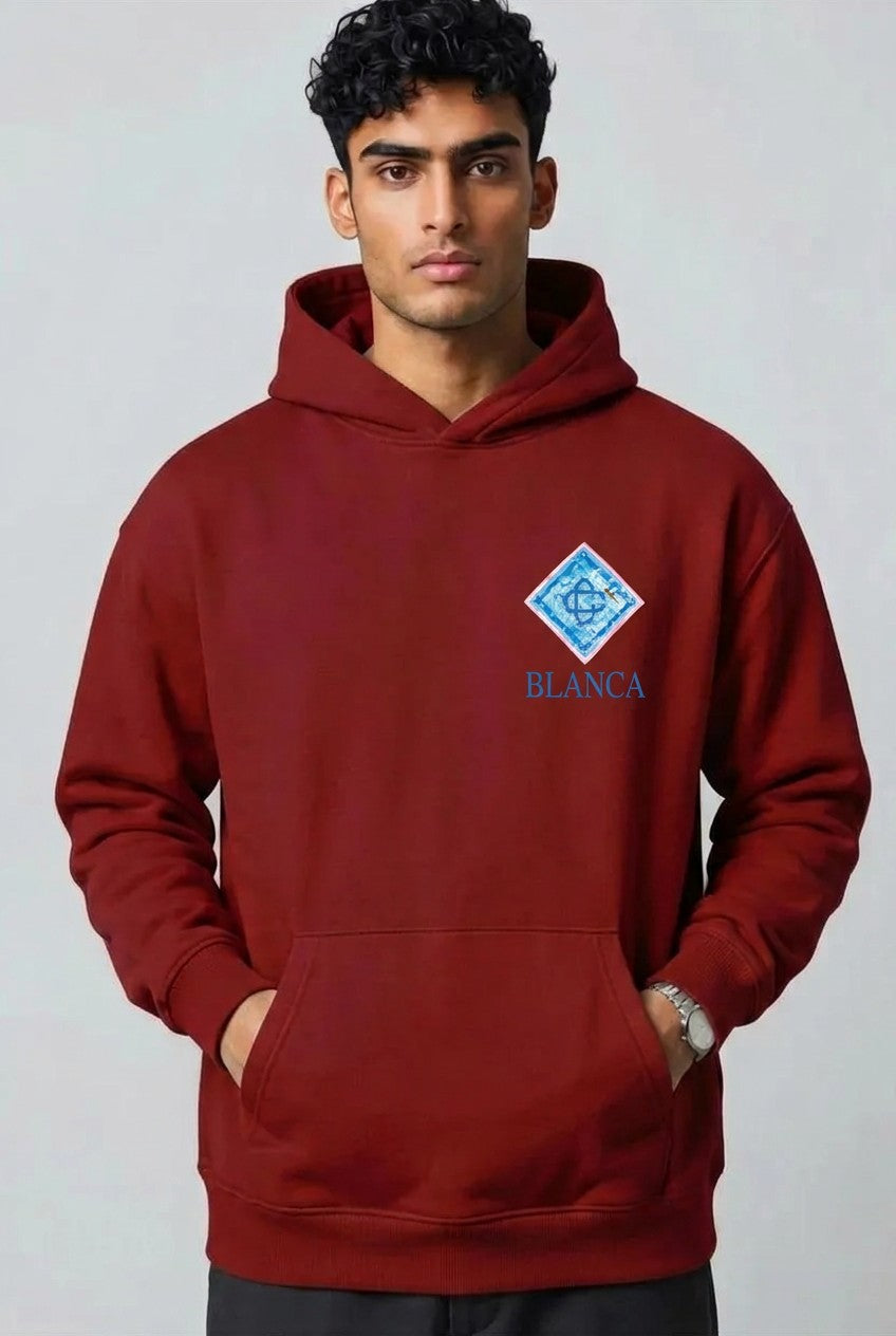 Sweat à Capuche Oversize — Blanca