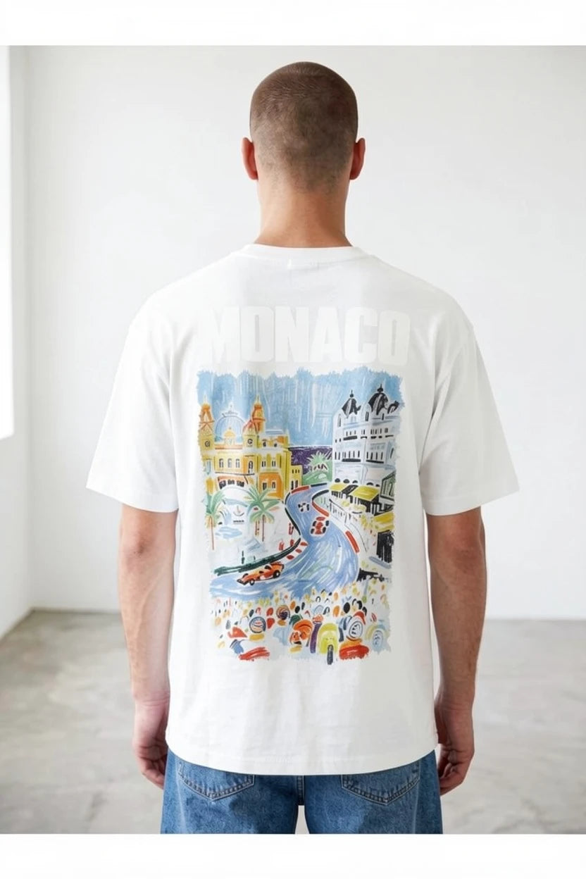 T-shirt Coupe semi Oversize - monaco