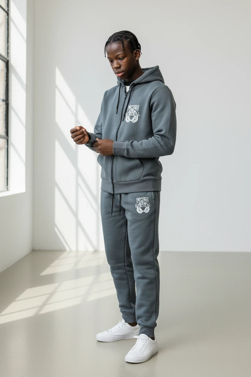 Ensemble Streetwear Icon Original – Gris Anthracite