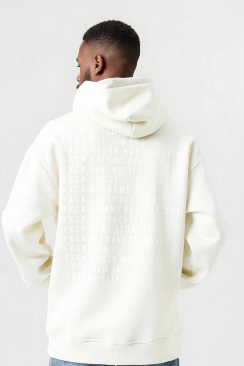 Hoodie Graphique "Fxck" – Édition Anti-Fashion