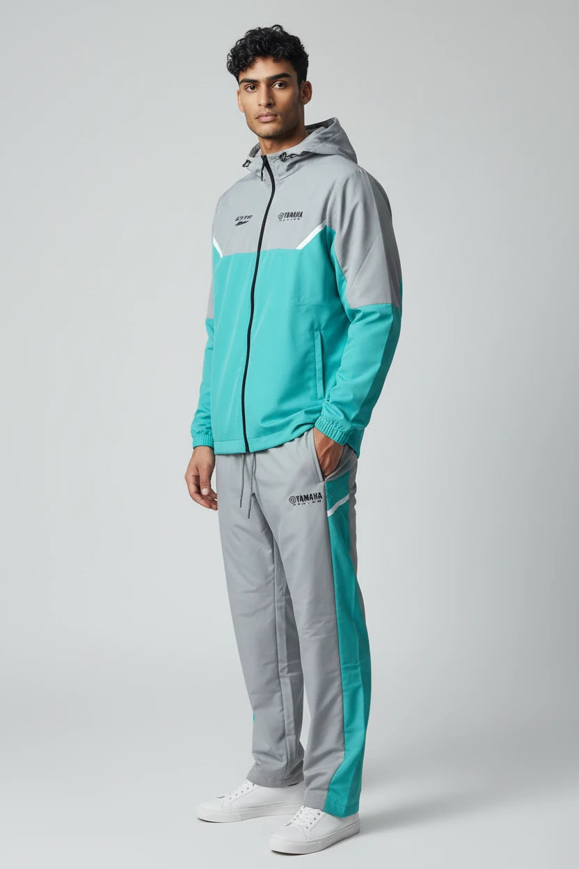 Ensemble Survêtement Yamaha Racing - Gris & Turquoise