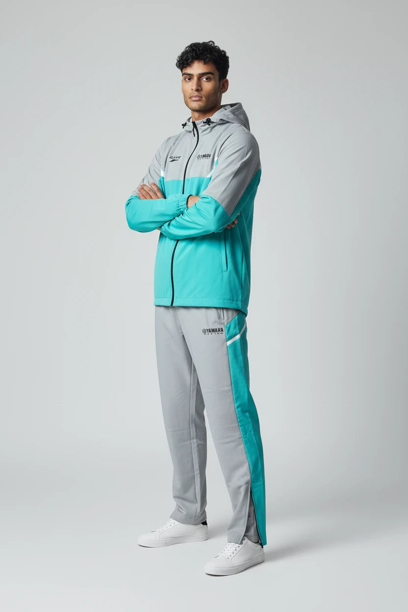 Ensemble Survêtement Yamaha Racing - Gris & Turquoise