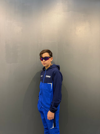 Ensemble Yamaha Kid – Bleu avec détails fluorescent