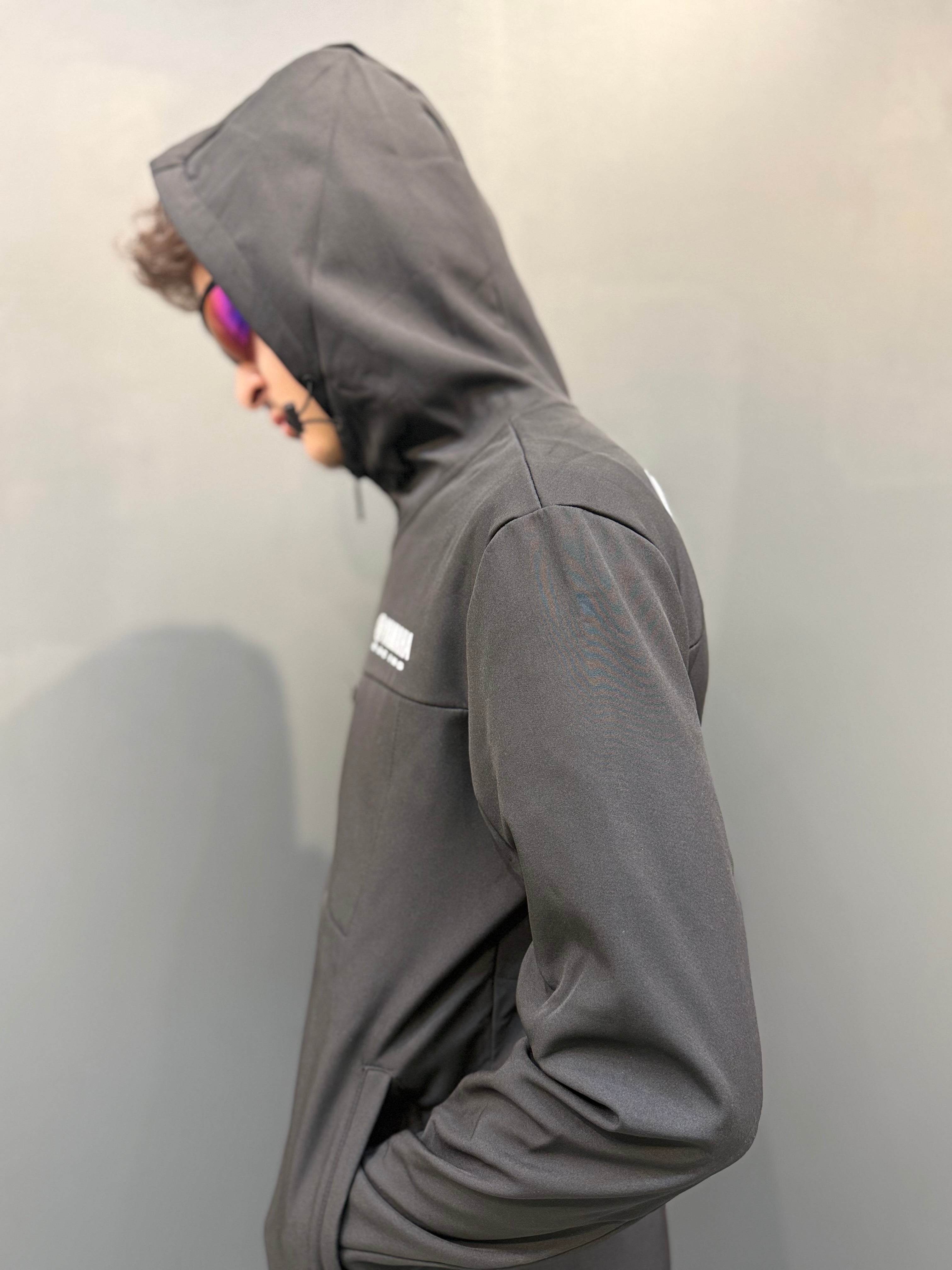 Veste Yamaha Racing - Noir avec poche zippée frontale