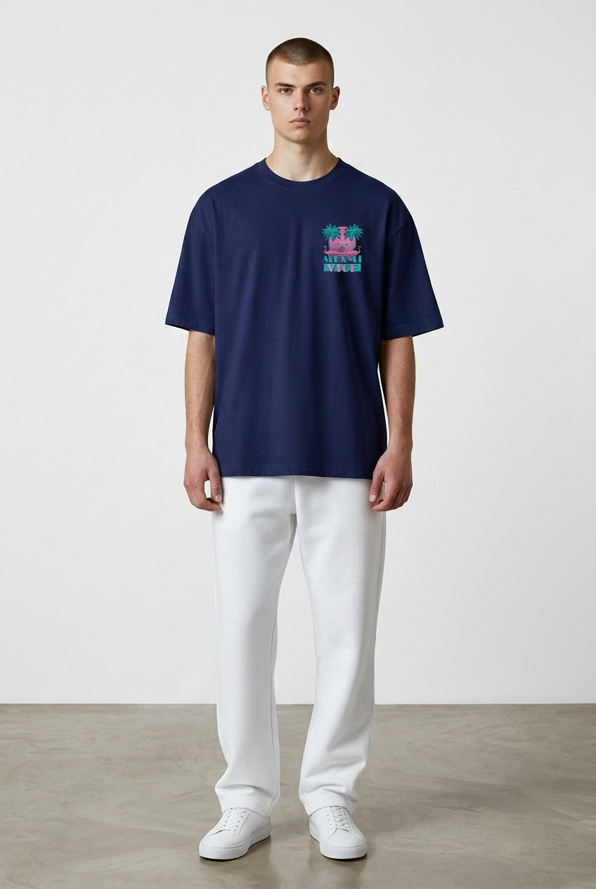 T-shirt Coupe semi Oversize - miami vice