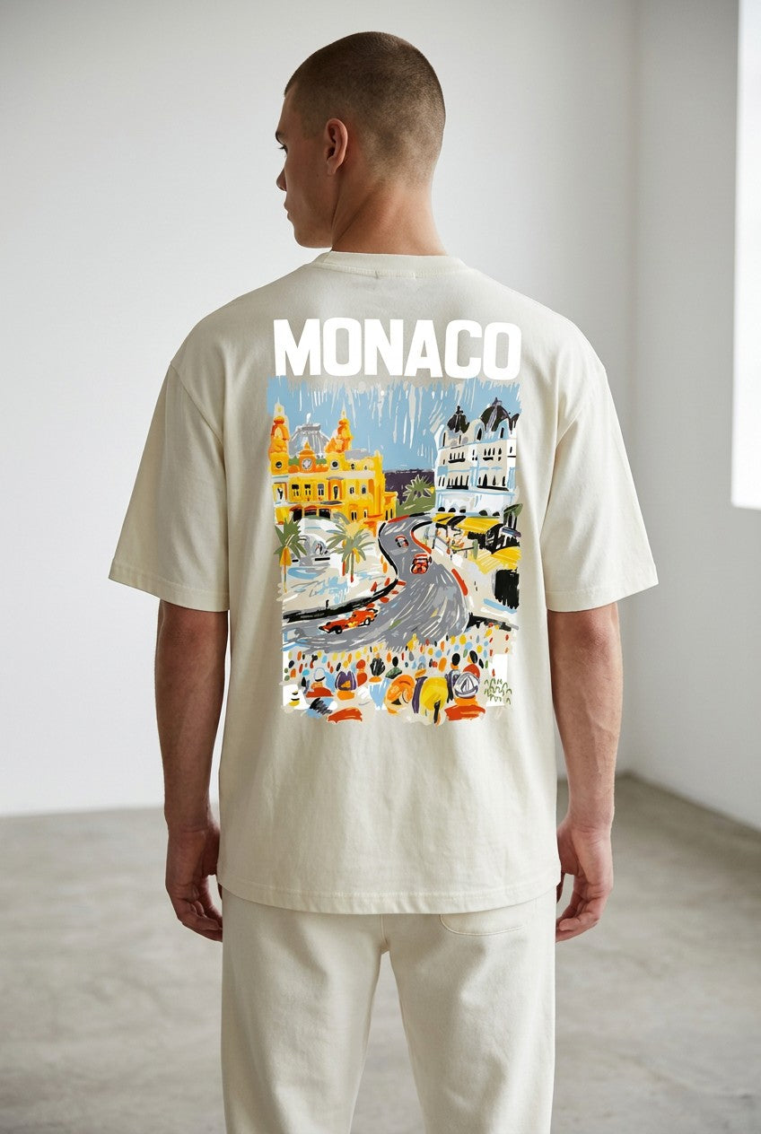 T-shirt Coupe semi Oversize - monaco