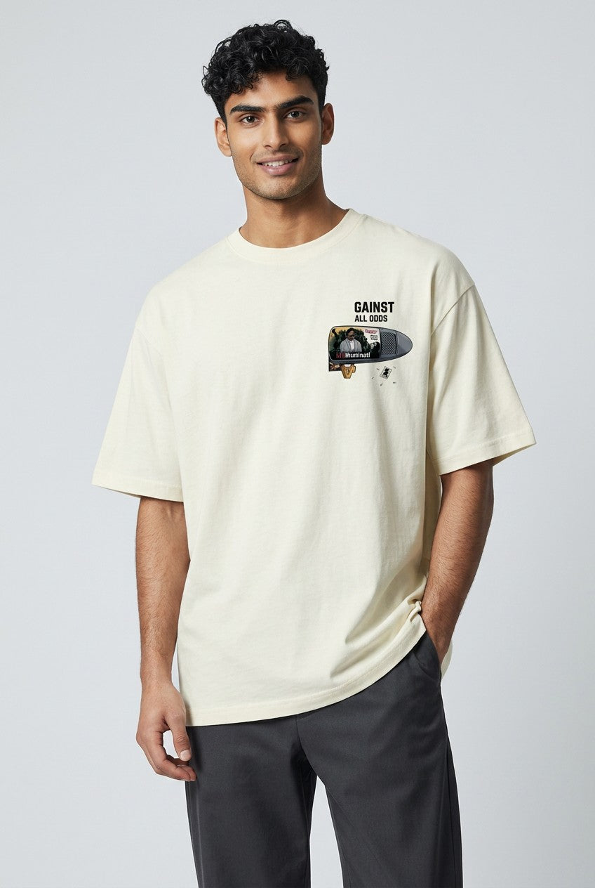 T-shirt Homme semi Oversize "AGAINST ALL ODDS"