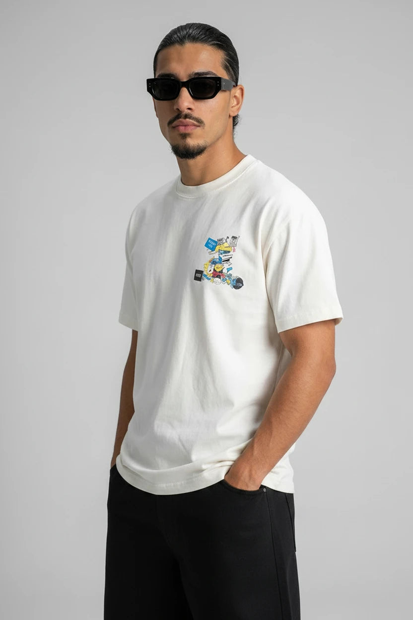 T-Shirt "Sticker Dump" – Édition Trash-Art Collage