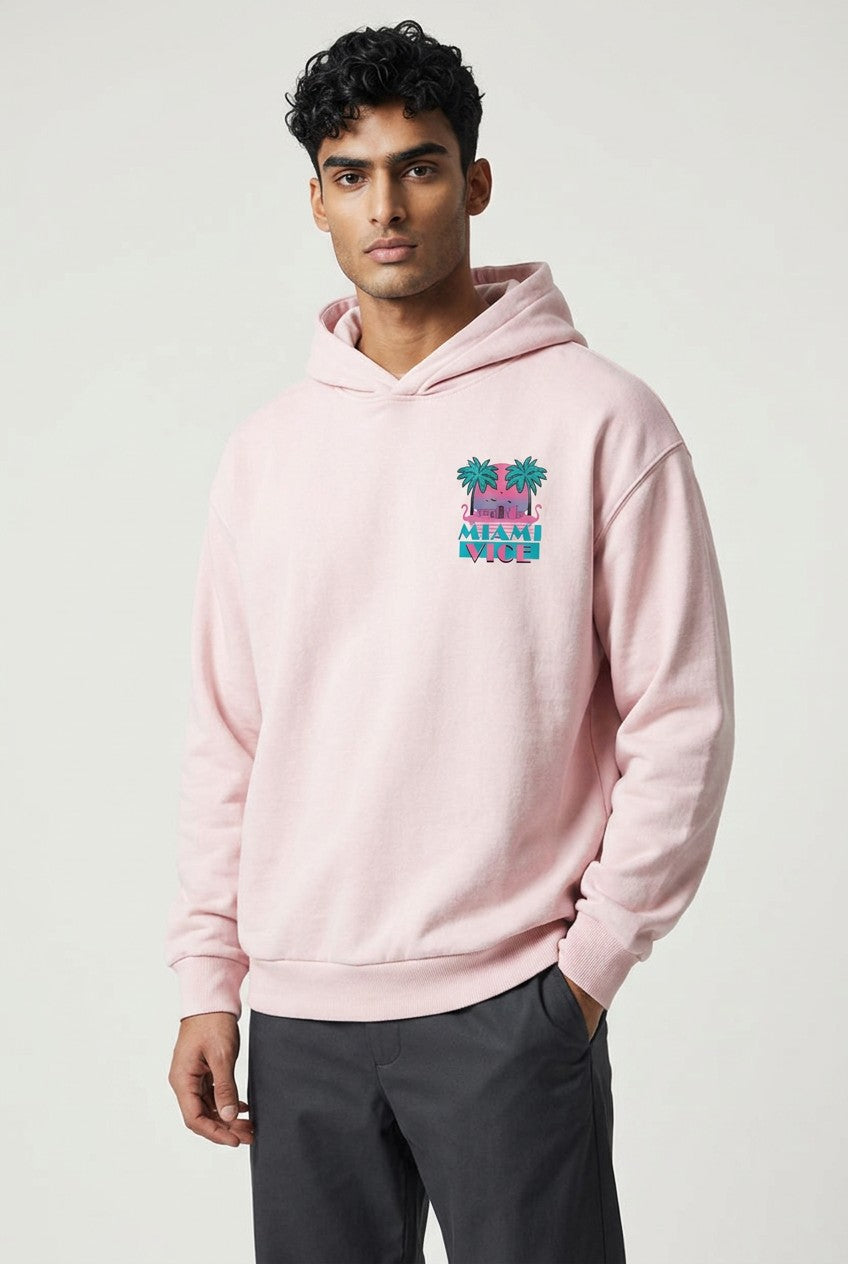 Sweat à Capuche Oversize — Miami Vice