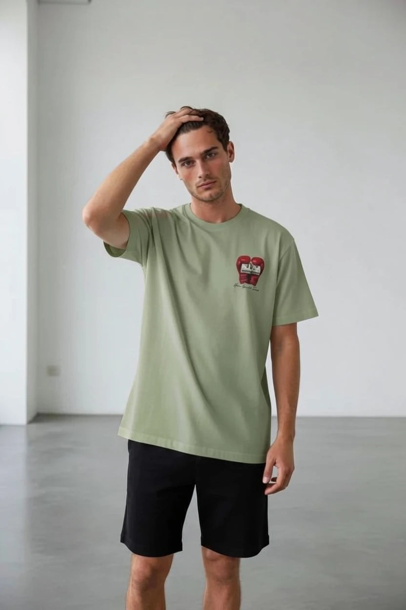 T-Shirt Graphique "Make Money Not Friends"