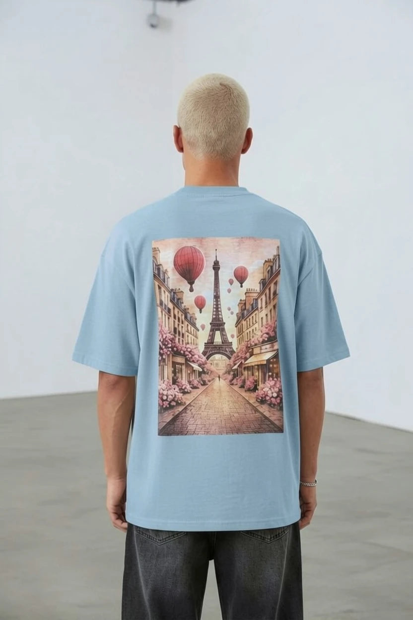 T-Shirt Graphique "Trocadéro" – Paris en Fleurs