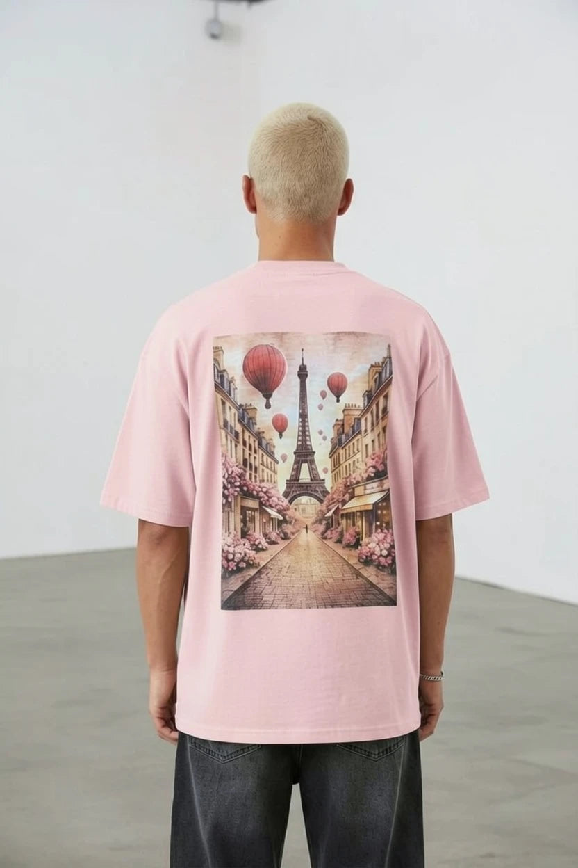 T-Shirt Graphique "Trocadéro" – Paris en Fleurs