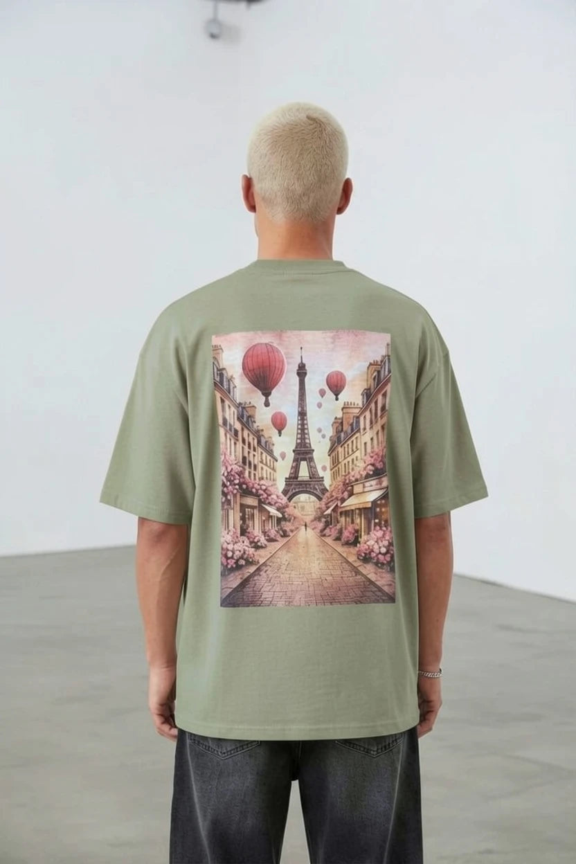 T-Shirt Graphique "Trocadéro" – Paris en Fleurs