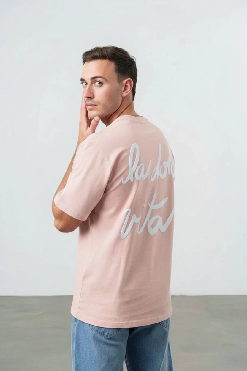 T-Shirt "La Dolce Vita" – Édition Signature Cursive