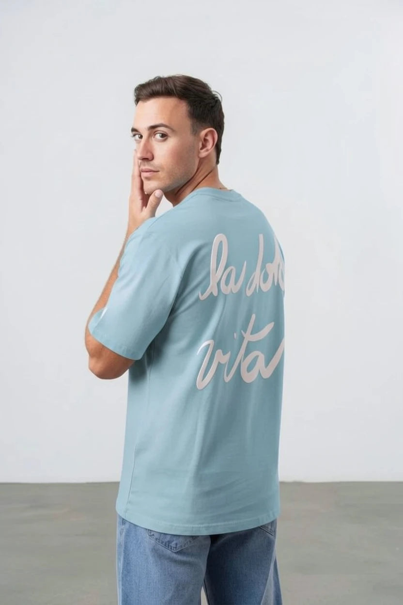 T-Shirt "La Dolce Vita" – Édition Signature Cursive