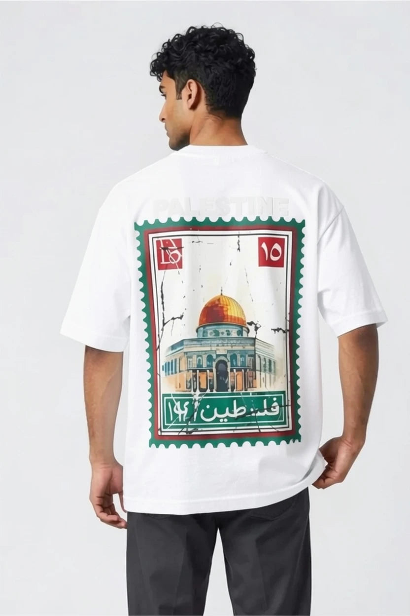 T-shirt Palestine homme semi oversize 1941