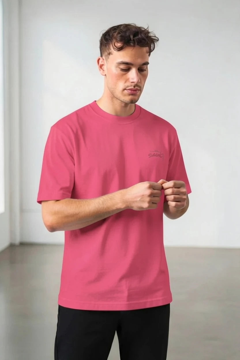 T-Shirt Graphique "Saint Signature" – Édition Neon Pink