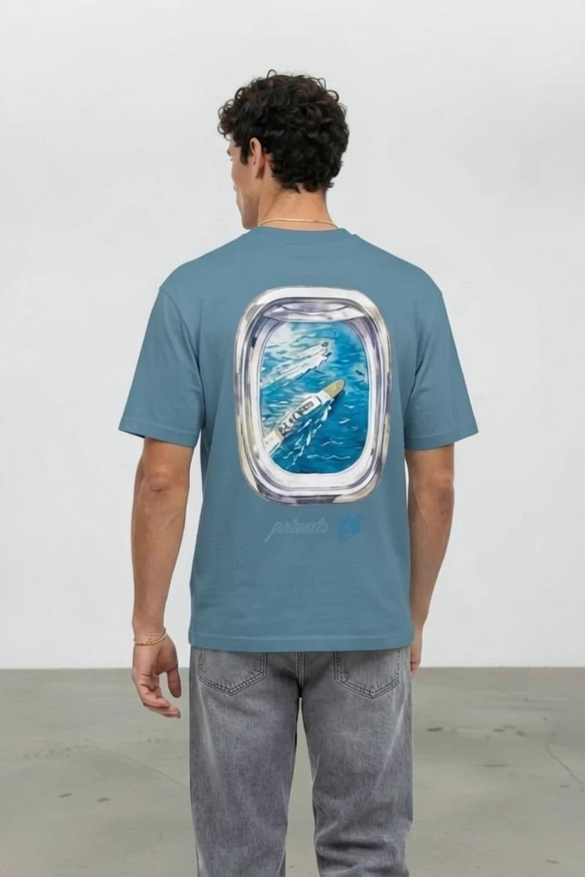 T-Shirt Graphique "Private Life" – Édition Porthole Yacht