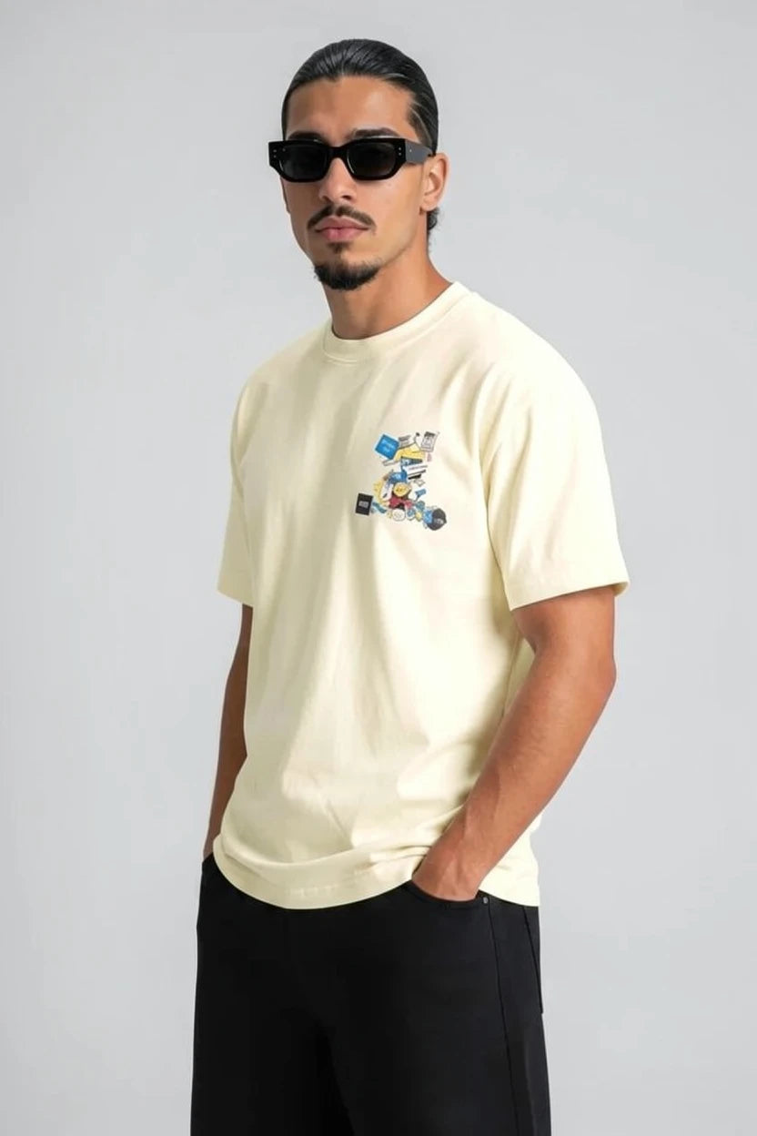T-Shirt "Sticker Dump" – Édition Trash-Art Collage