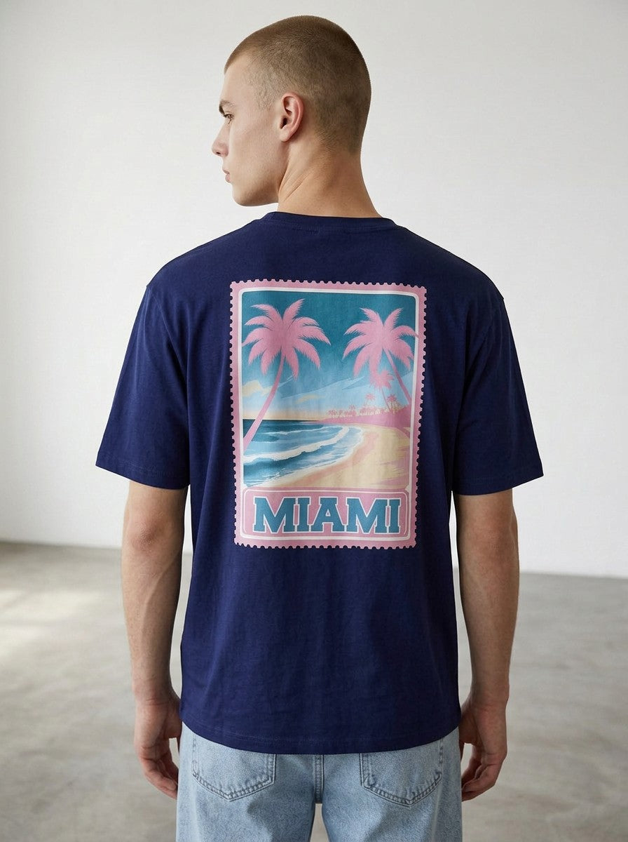 T-shirt Coupe semi Oversize - miami