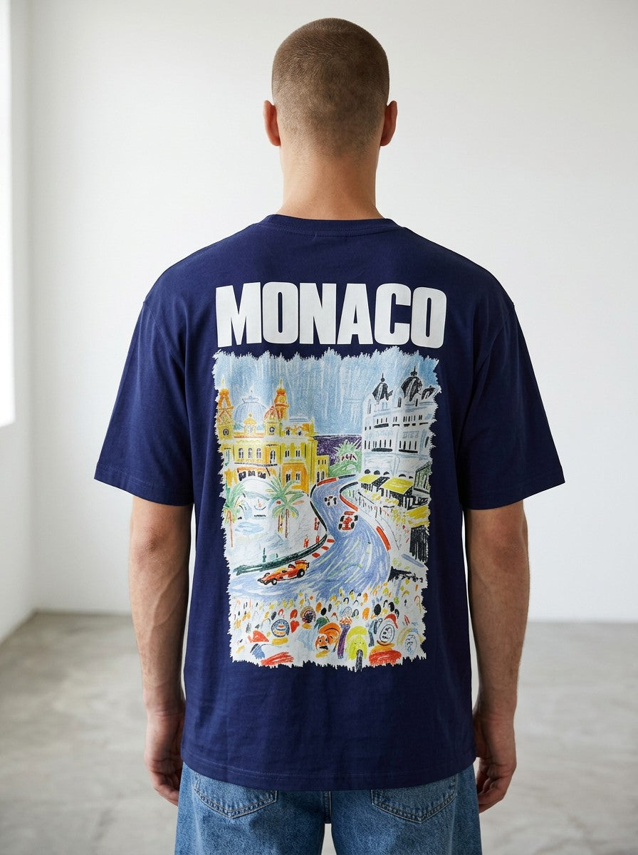 T-shirt Coupe semi Oversize - monaco