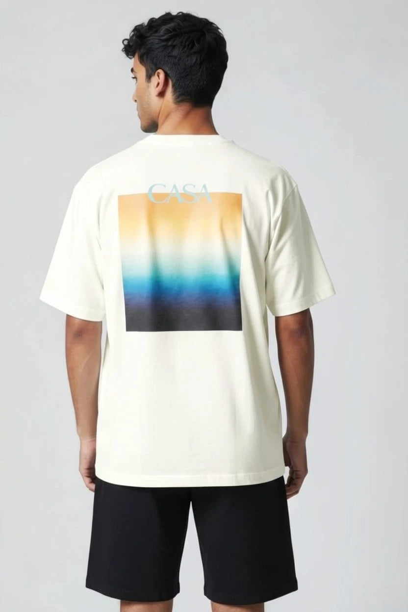 T-Shirt Graphique Casa – Édition Horizon Nocturne
