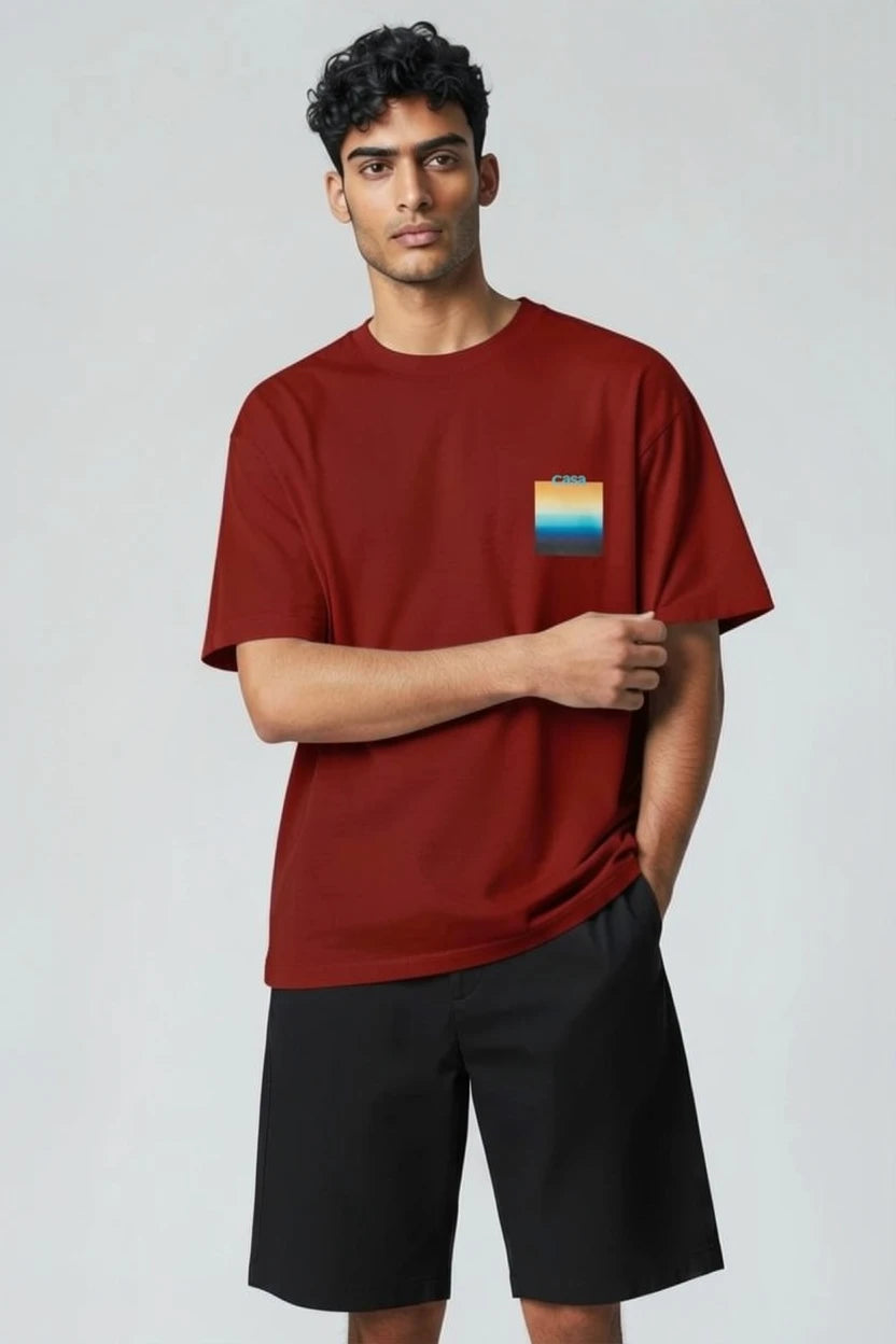 T-Shirt Graphique Casa – Édition Horizon Nocturne