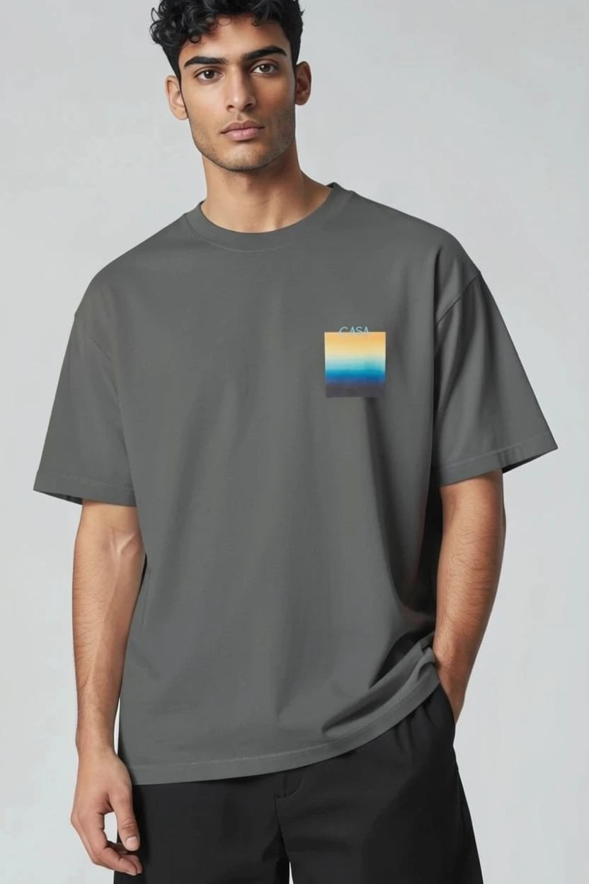 T-Shirt Graphique Casa – Édition Horizon Nocturne