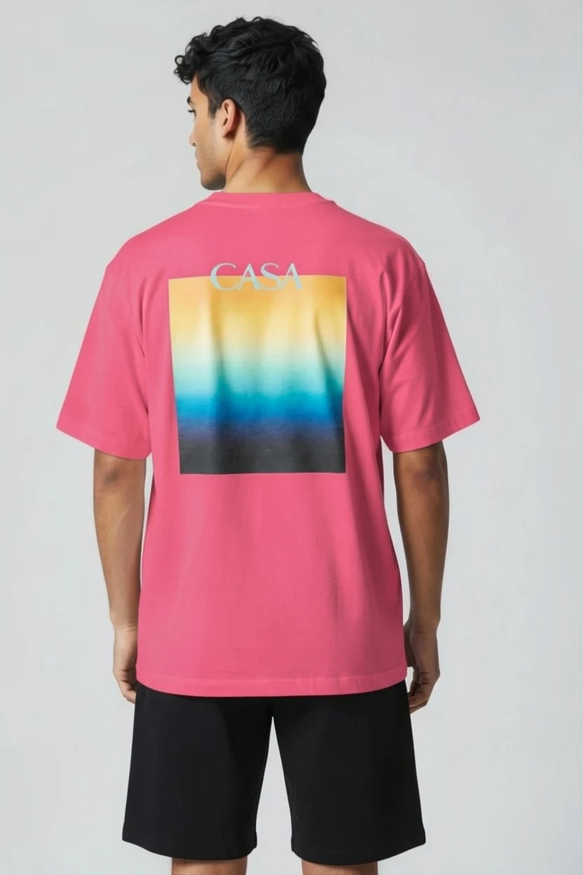 T-Shirt Graphique Casa – Édition Horizon Nocturne