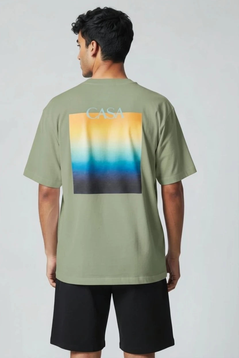T-Shirt Graphique Casa – Édition Horizon Nocturne