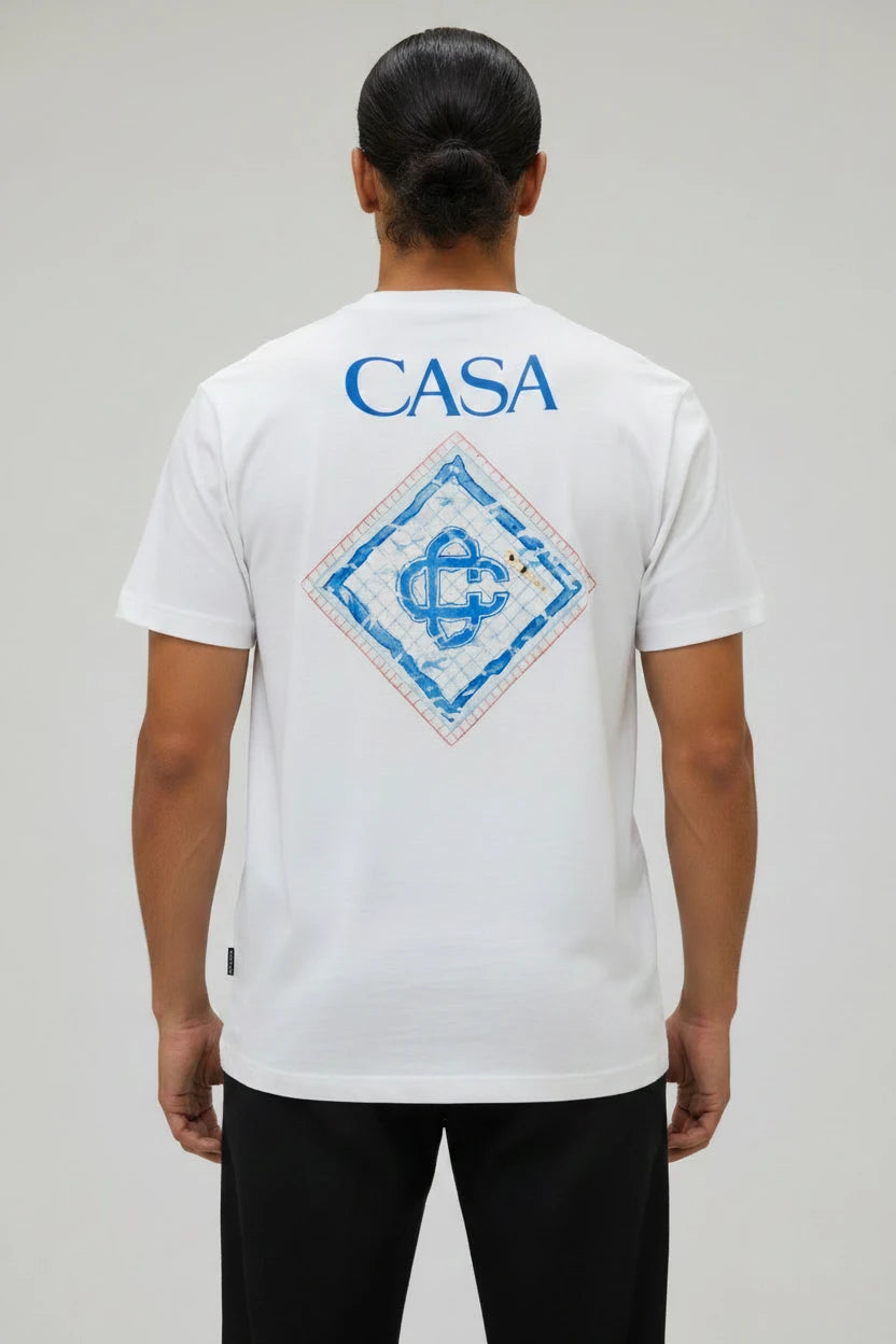 T-Shirt Graphique CASA – Édition Blason Mosaïque