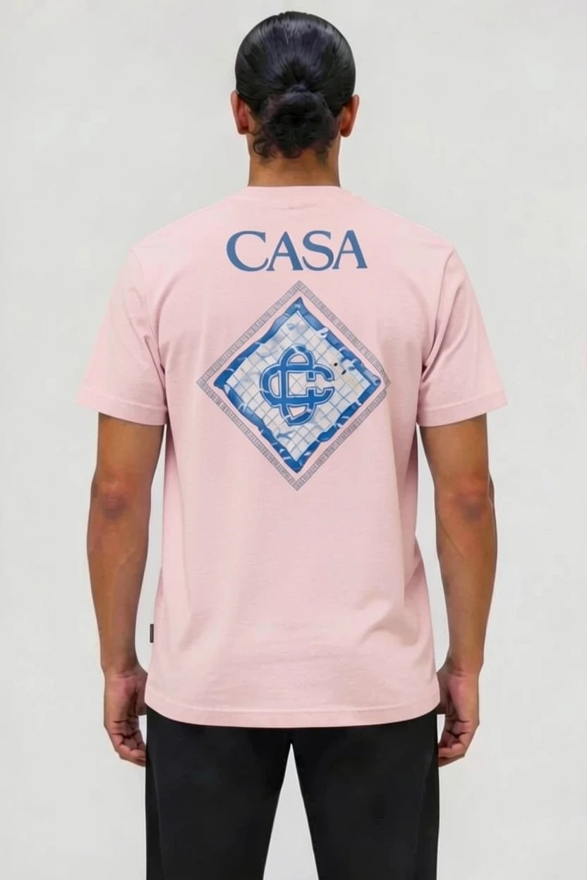 T-Shirt Graphique CASA – Édition Blason Mosaïque