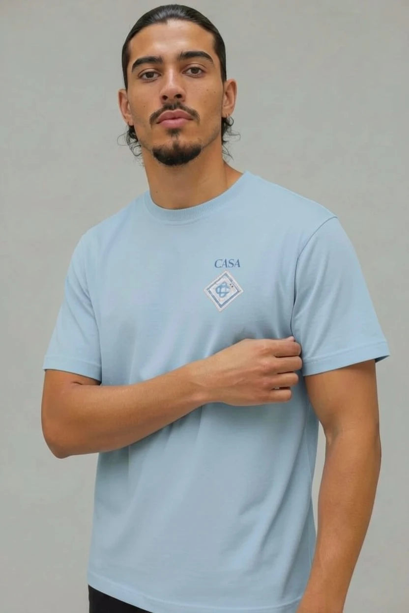 T-Shirt Graphique CASA – Édition Blason Mosaïque