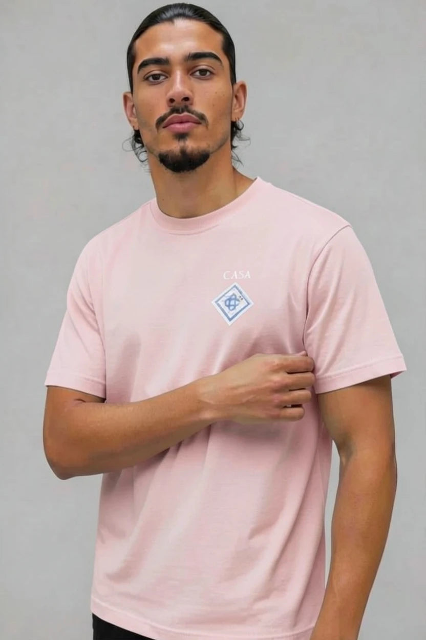T-Shirt Graphique CASA – Édition Blason Mosaïque