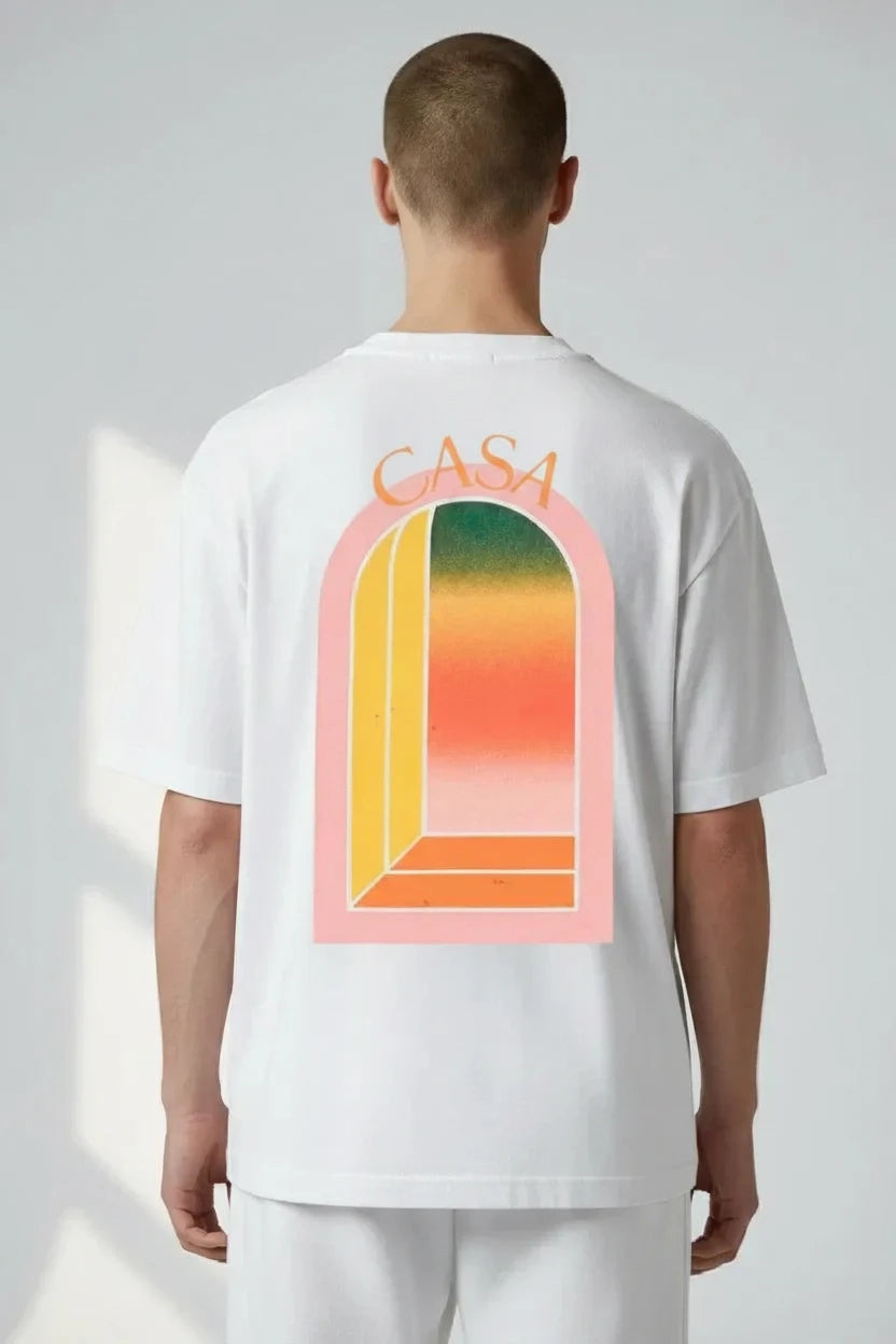 T-shirt homme Casa – Graphique "Sunset Arch"