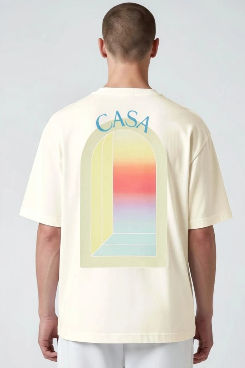 T-Shirt Graphique Casa– Édition Méditerranéen