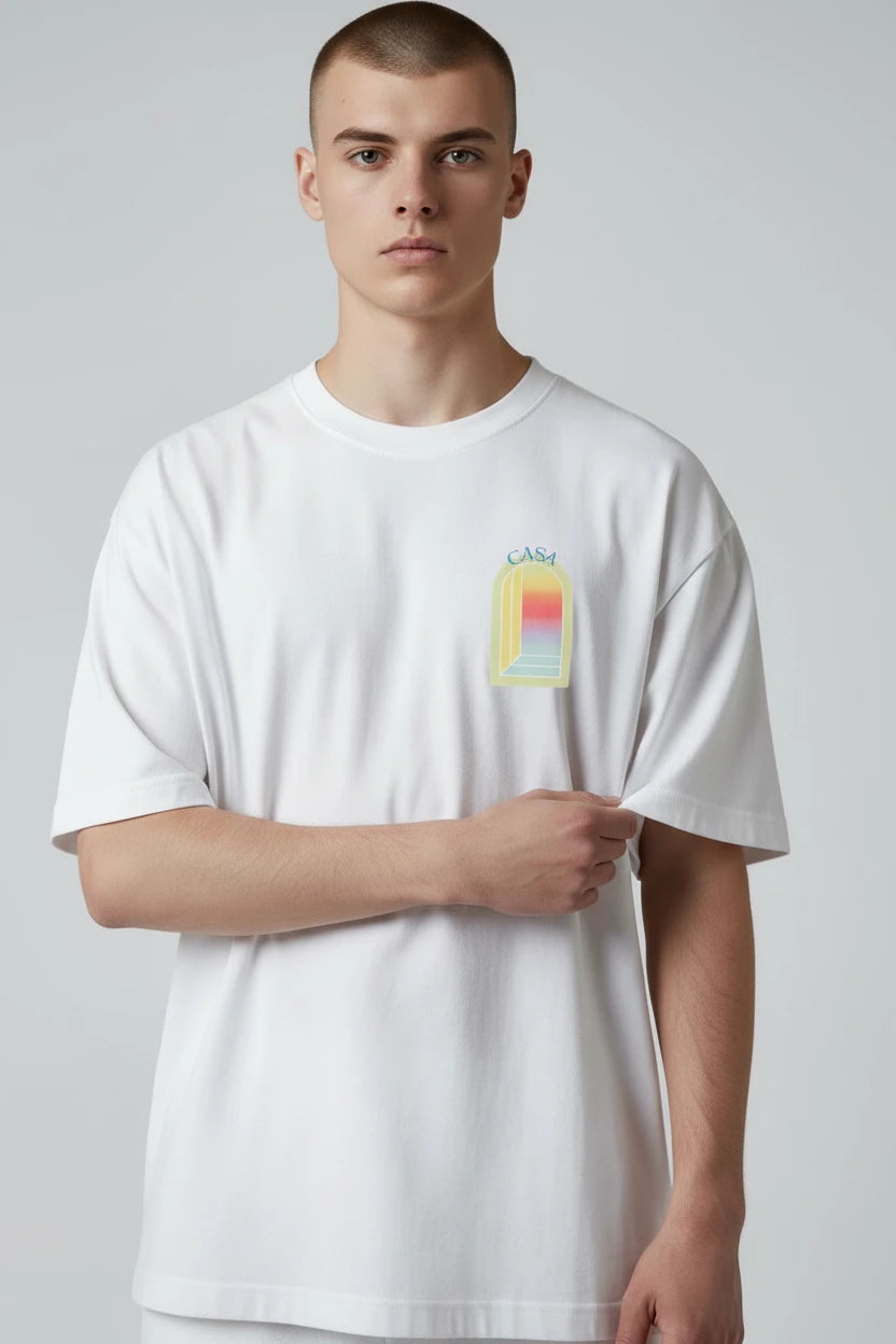 T-Shirt Graphique Casa– Édition Méditerranéen