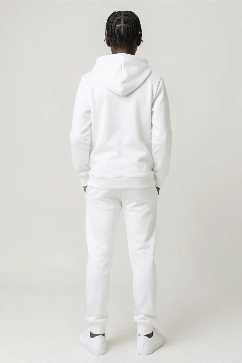 Ensemble Survêtement Enfant Uni Sweat à Capuche