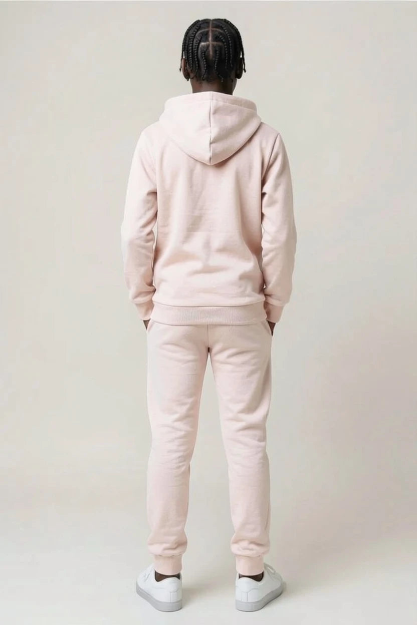Ensemble Survêtement Enfant Uni Sweat à Capuche