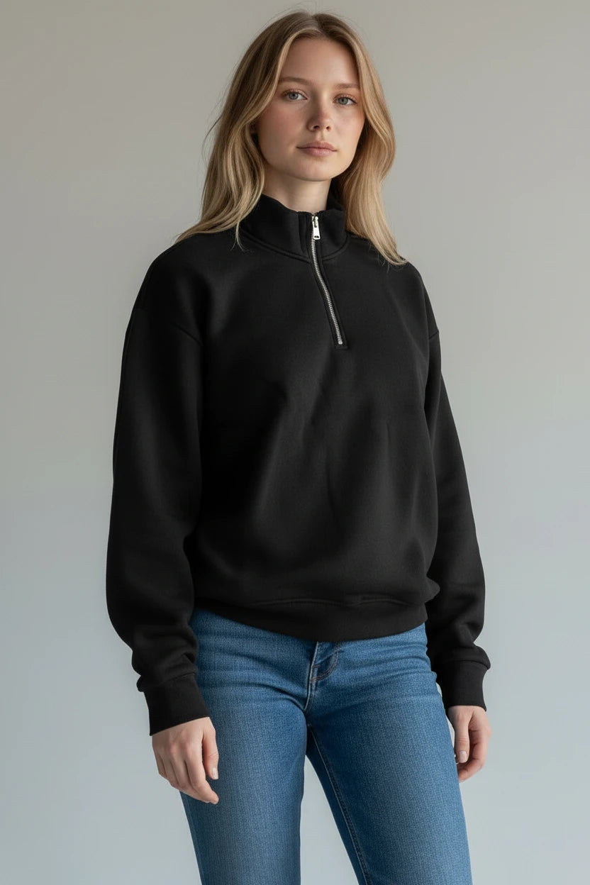 Pull Col Camionneur Noir - FCT Company
