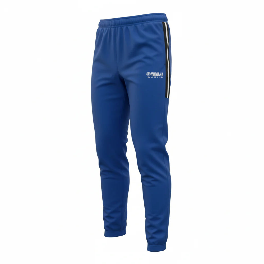 Ensemble survêtement Yamaha Premium Line – Bleu & Noir avec détails fluorescents