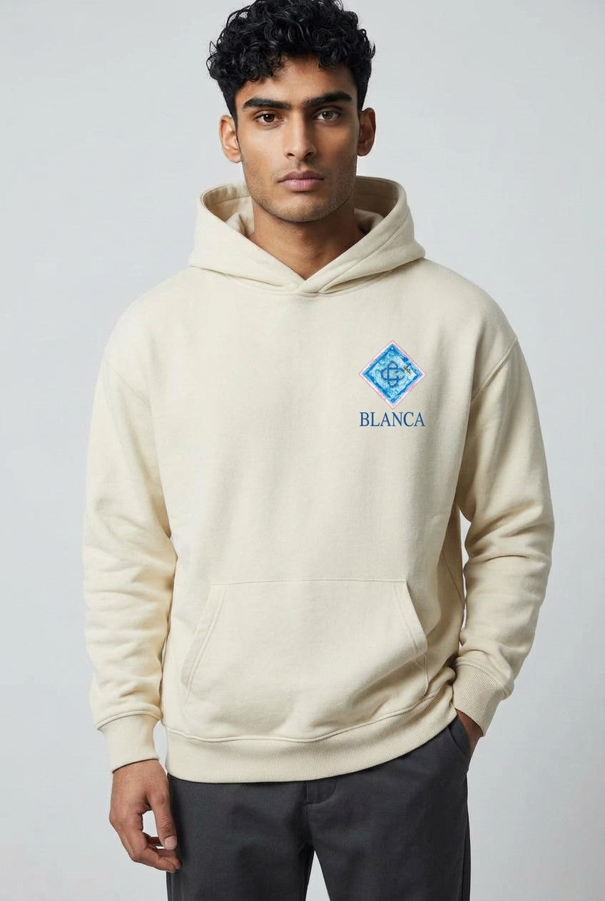 Sweat à Capuche Oversize — Blanca