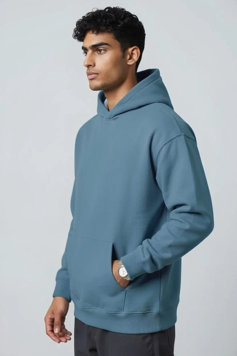 Sweat à Capuche Uni - Molleton Doux