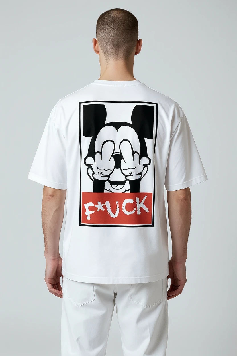T-shirt homme personnage cartoon imprimé