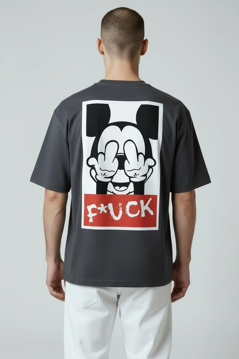 T-shirt homme personnage cartoon imprimé