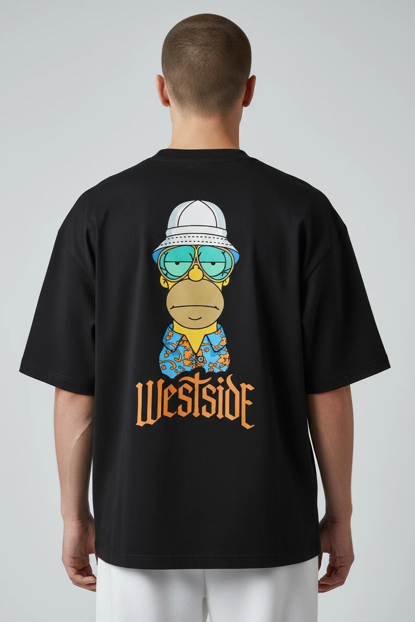 T-shirt homme Westside imprimé cartoon