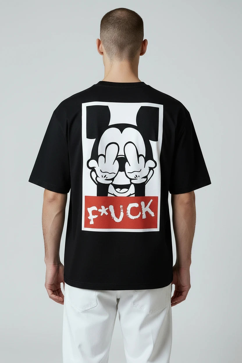 T-shirt homme personnage cartoon imprimé