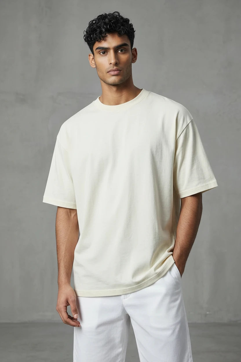 T-shirt Uni Coupe semi Oversize